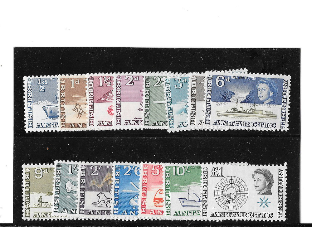 BRITISH ANTARCTIC TERRITORY Scott 1-15 VF MLH SET.