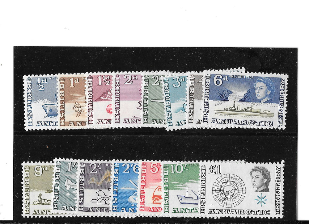 BRITISH ANTARCTIC TERRITORY Scott 1-15 VF MLH SET.