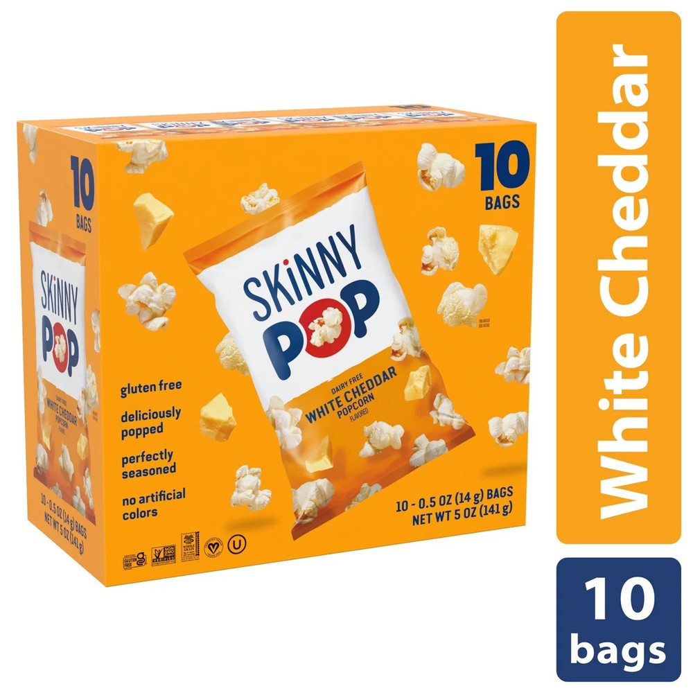 White Cheddar Popcorn Snack Bags