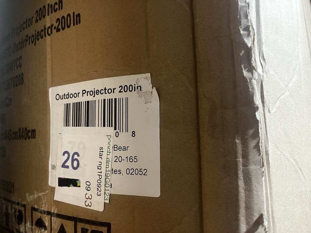 Holiday Styling 200in Inflatable Screen w/ Blower