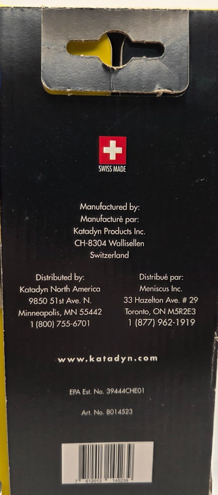 Katadyn Micro Replacement Cartridge Water Filter 0.3 Micron Microfilter NIB