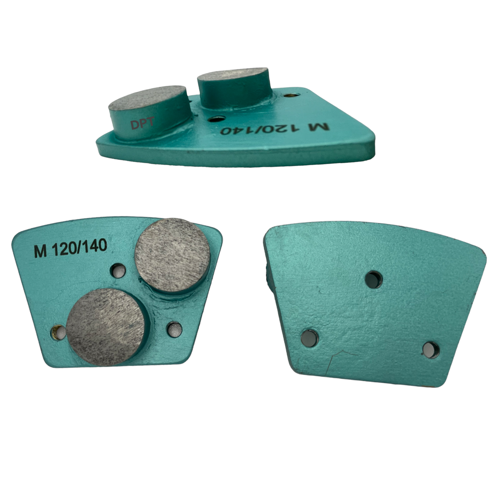 Trapezoidal Grinding Disc Medium Bond for Bolt on Concrete Grinders 140 Grit