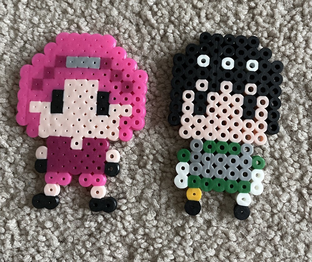Naruto Set of 8 3” Perler Beads