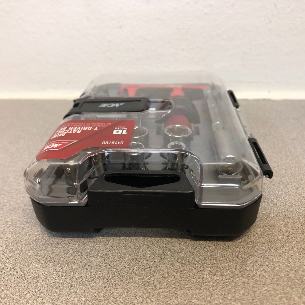 Mini Ratchet T-Driver Set 18 pc