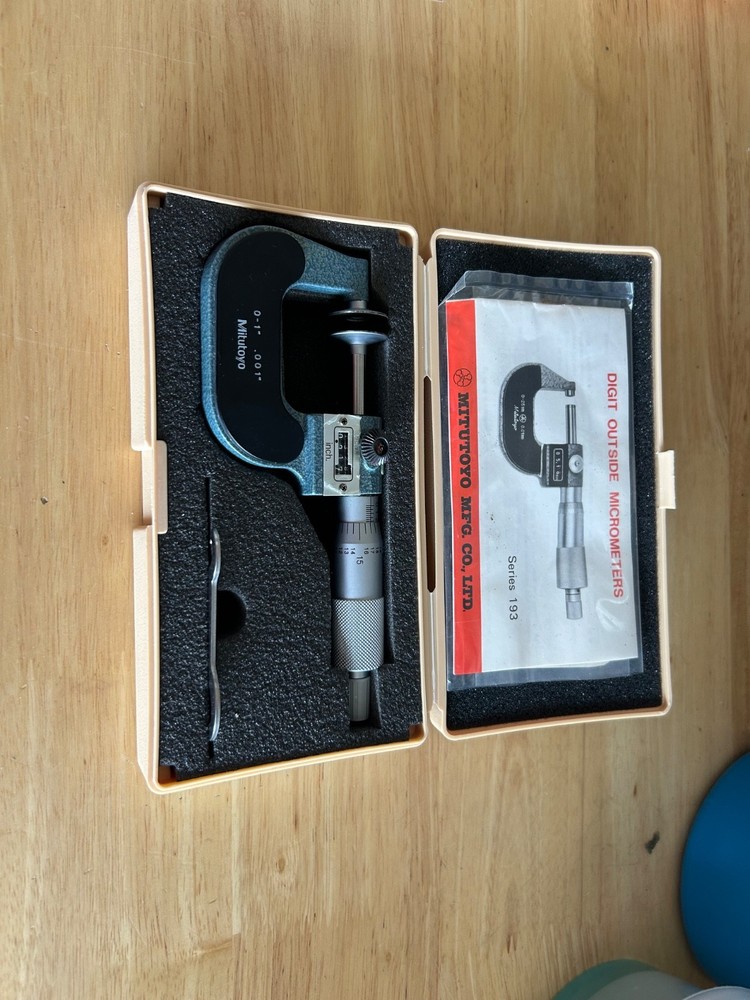 0-1” Mitutoyo Digit Disc Micrometer