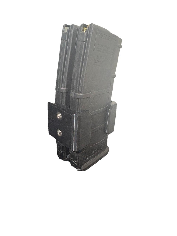 (Pack of 2) Adjustable Double Magazine Coupler PMAG RUGER KELTEC SIG *SILVER*