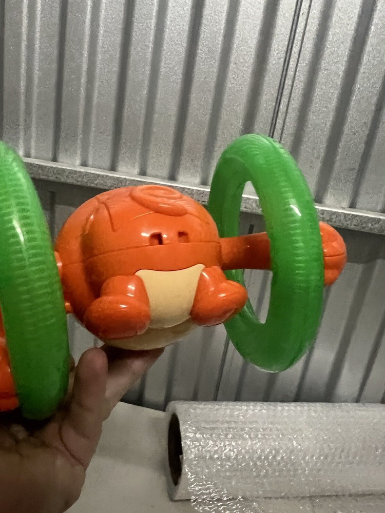 Bright Starts Rolling Monkey Electronic Battery Rolls Moves Working