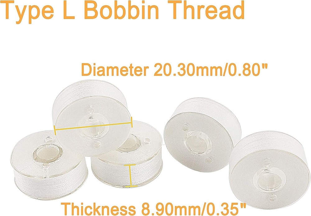 Comfortable Soft Spun Polyester 144pcs Prewound Bobbins - Machine Wash Safe