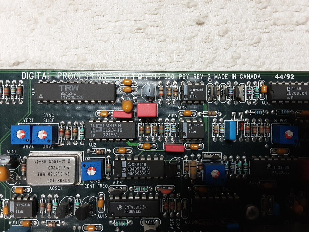 DPS 743-850 / 852 DIGITAL PROCESSING SYSTEMS