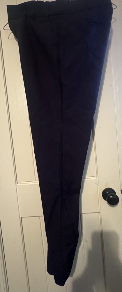 "NYPD" STYLE /  ADMIN / DRESS PANTS W/THIN BLACK BRAID -  SIZE 36W