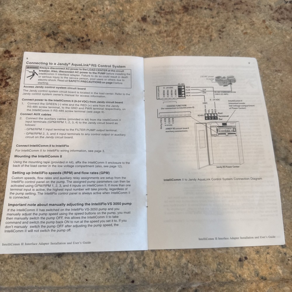 Pentair Intellicom II Interface Adapter | 521109