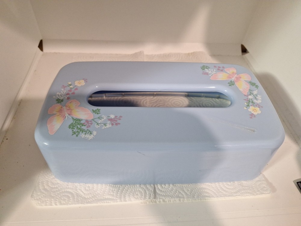 Vintage Tissue Box Holder. Used