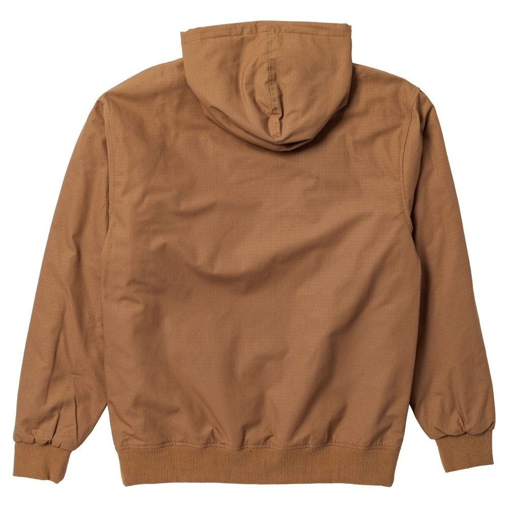 Anti Hero Basic Eagle Ripstop Brown Hooded Jacket
