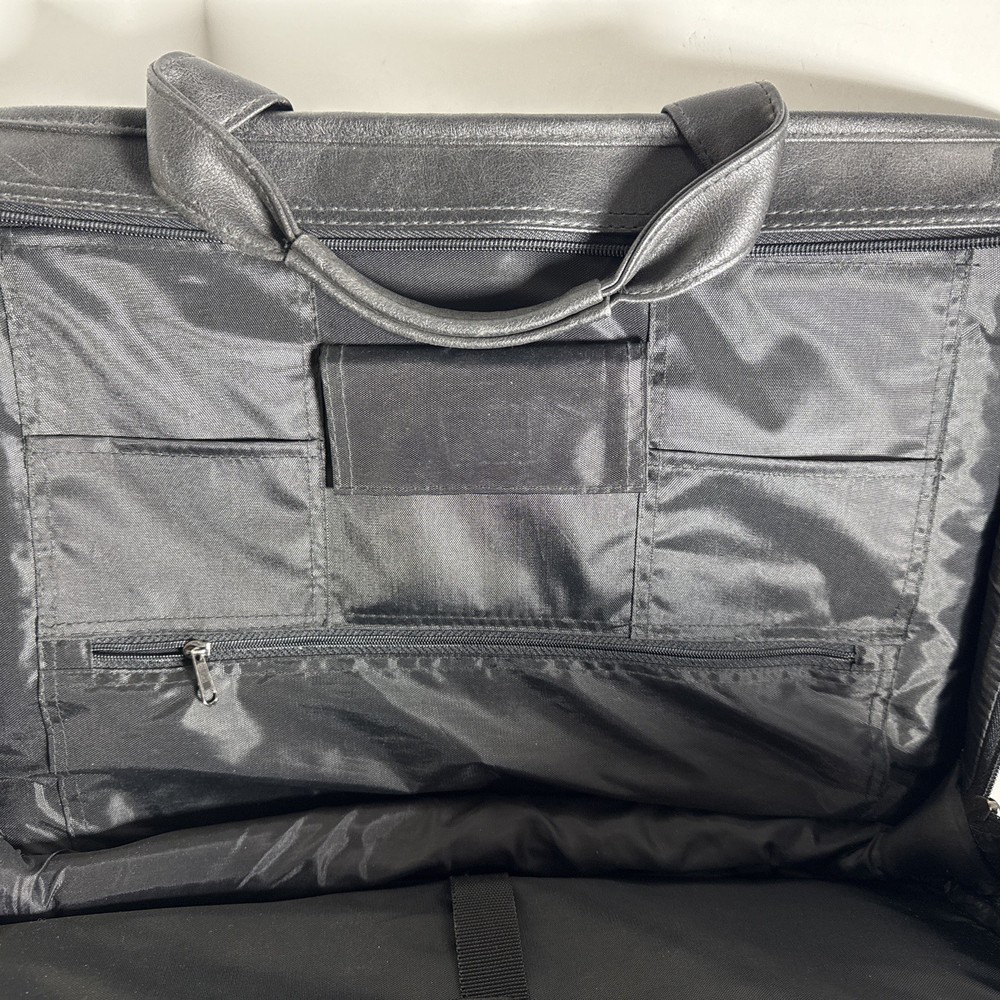 microsoft tote carry on sql server as shown very rare htf leather