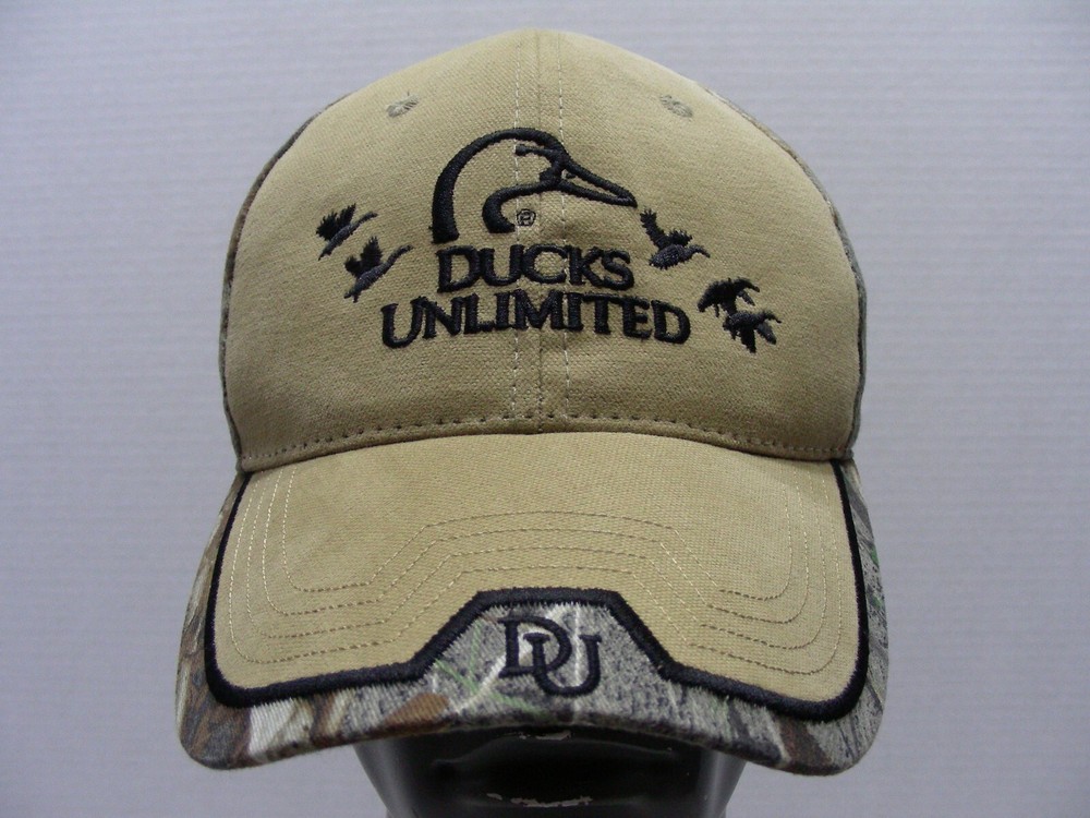 DUCKS UNLIMITED - One Size Adjustable STRAPBACK Baseball Cap Hat!