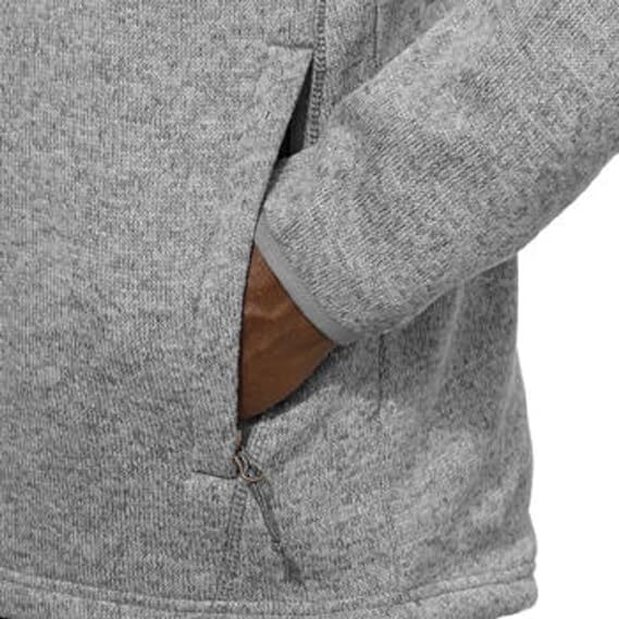 Avalanche Men's Full Zip Fleece Jacket Dove Grey