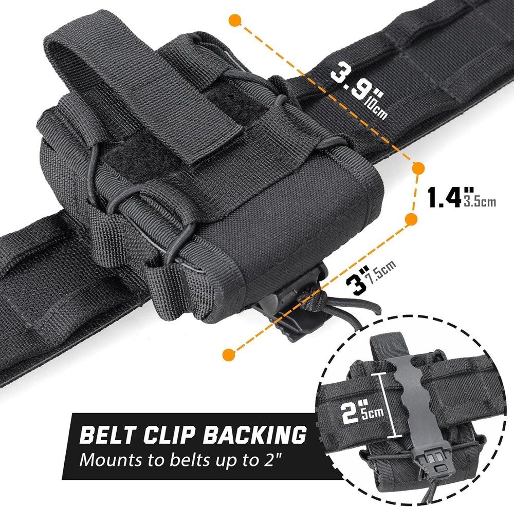 Handcuff Pouch for Duty Belt, Handcuff Case Fit Asp /Hinged /Chain /Handcuff