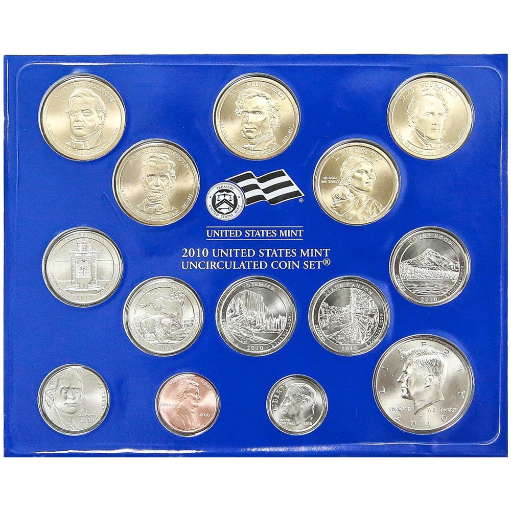 2010 Mint Set Original Plastic 28 BU US Coins BU