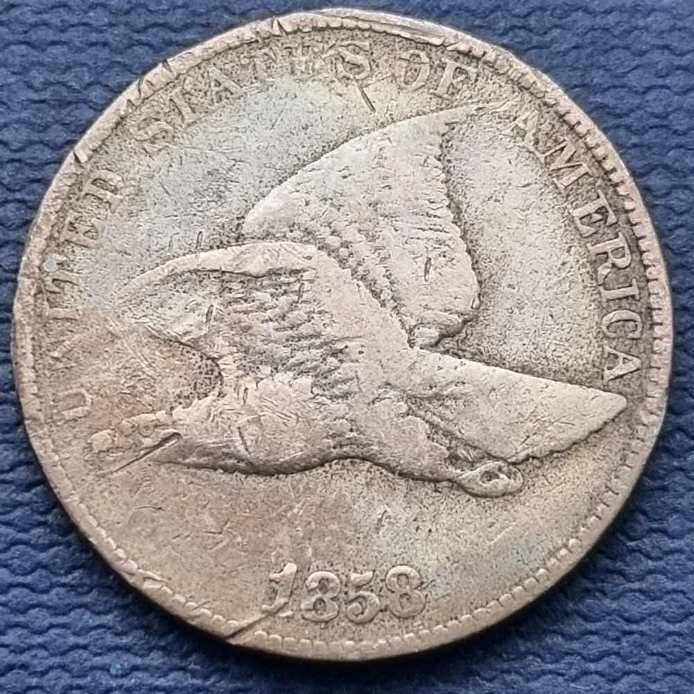 1858 Flying Eagle Cent 1c Better Grade #56201