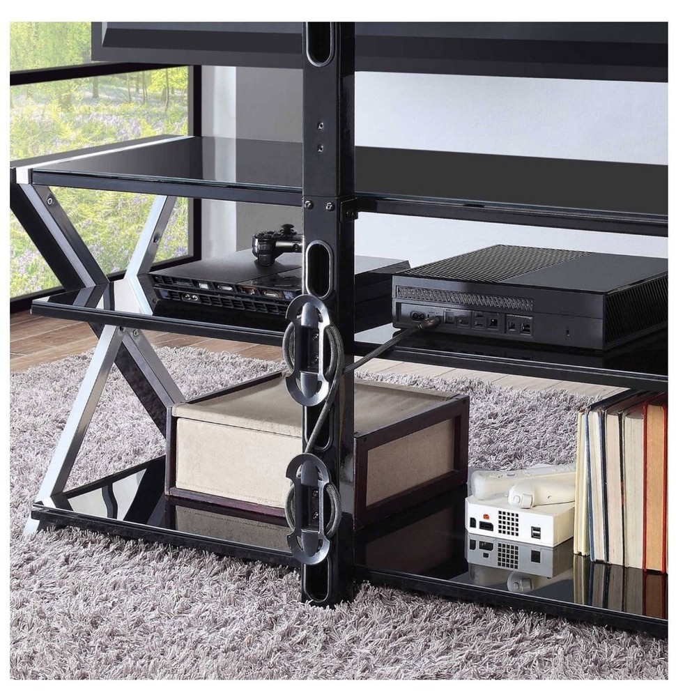 Whalen Xavier 3-in-1 Television Stand, Black