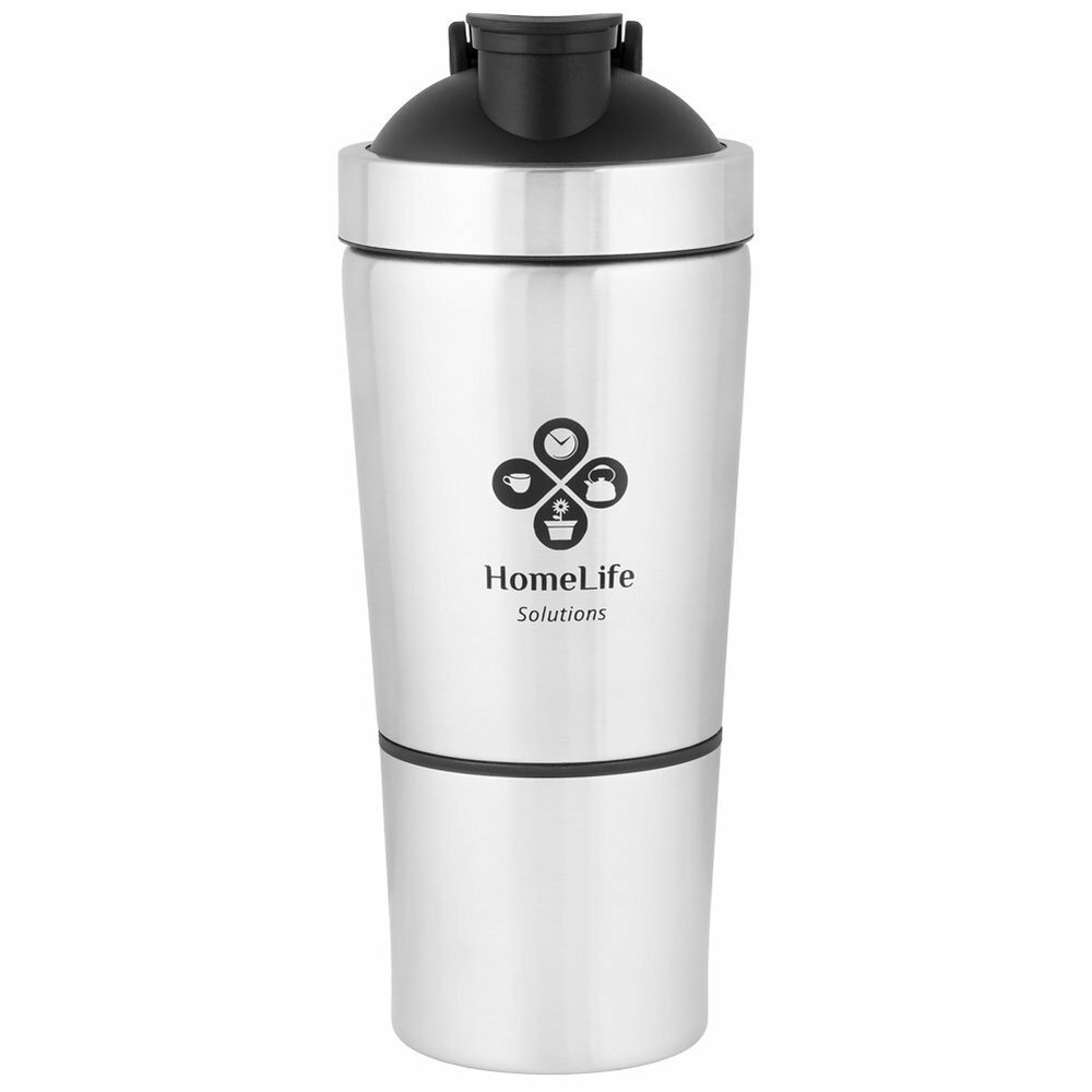 Stainless Steel Protein Shake / Mixer Bottle (Blender Bottle)