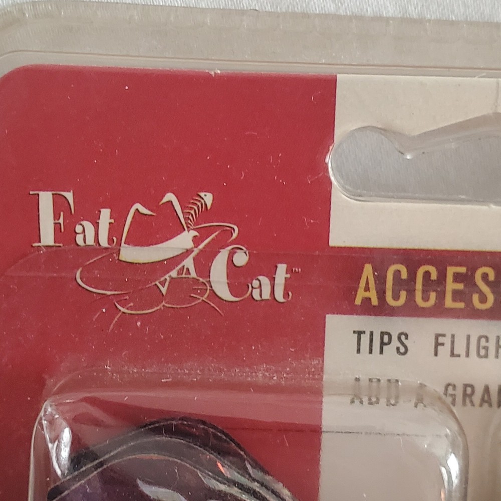 Fat Cat Soft Tip Dart Accessory Value Pack Tips Flights Washers Sealed Pkg Issue