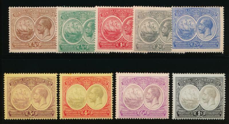 BERMUDA 55-60,67-69 MINT HINGED KING GV