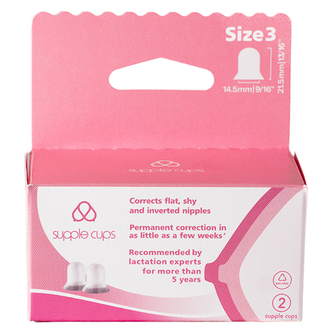 Supple Cups for flat, shy and inverted nipples