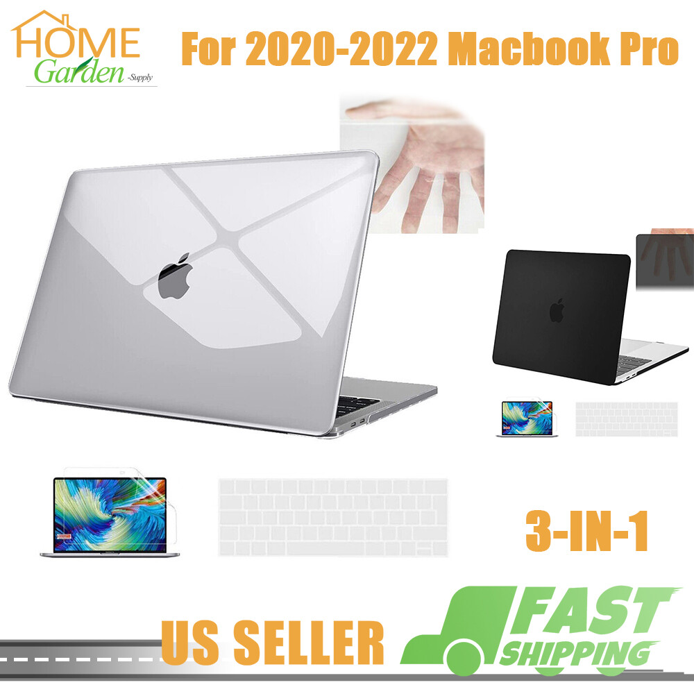 Fr Macbook Pro 13" 14" 16" Hard Case Shell Cover Keyboard Screen Protector M1 M2