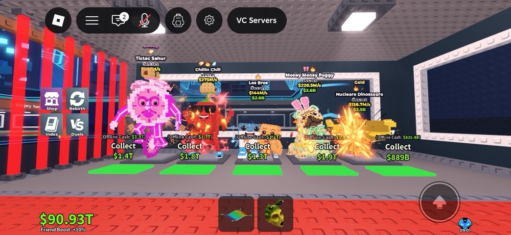 (Steal A Brainrot) Selling