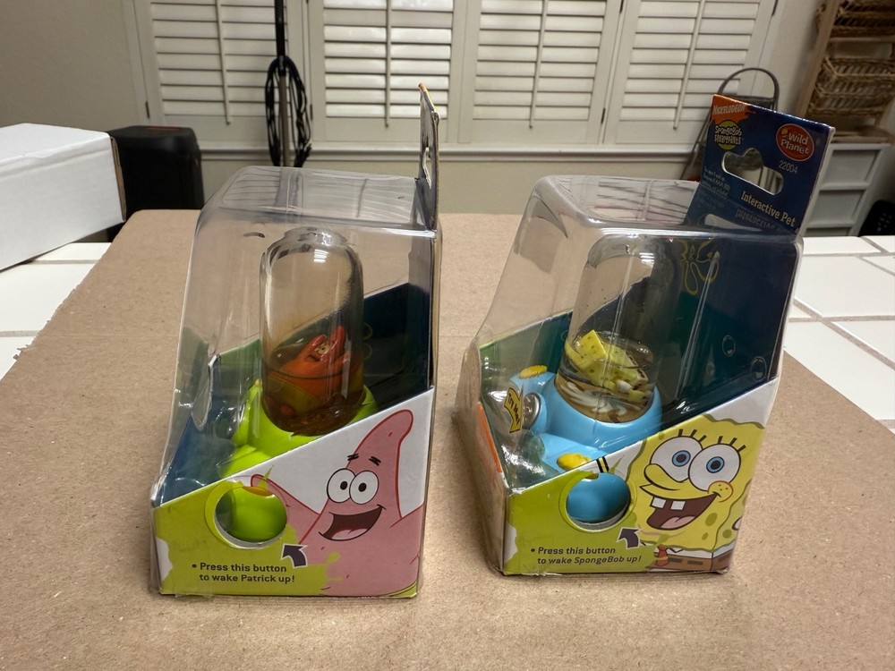 2004 Aquapets SpongeBob SquarePants and Patrick Star