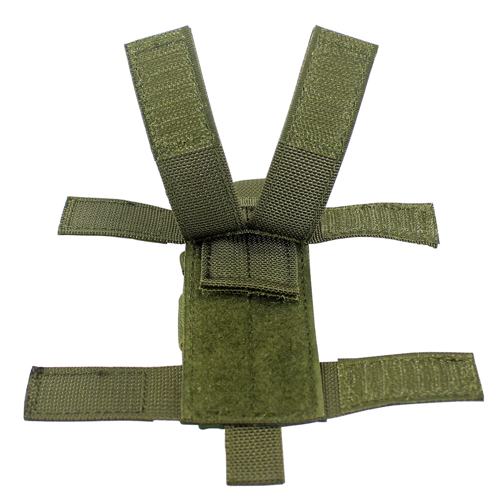 Military Tactical MOLLE Single Sheath Pouch EDC Tools Organizer Bag Folding Pack