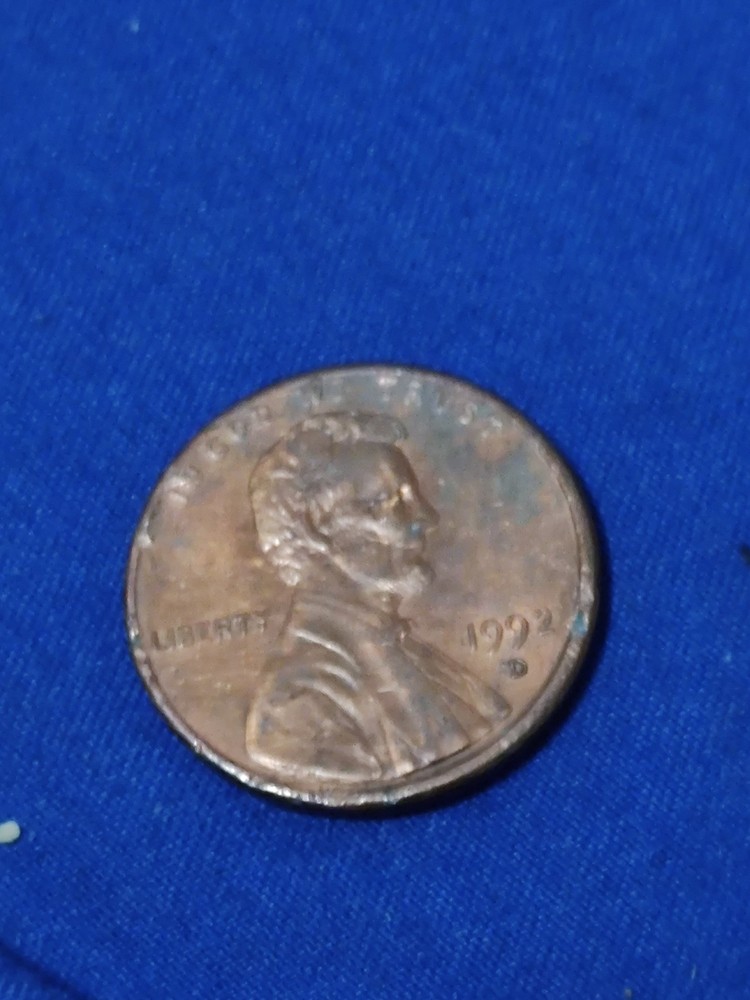 1992 Lincoln Cent Mint Mark Error.