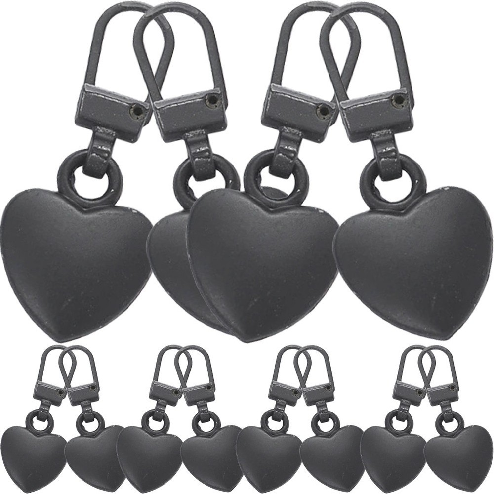 12 Pcs Reusable Zipper Tabs Accessories Slider Replacement Puller