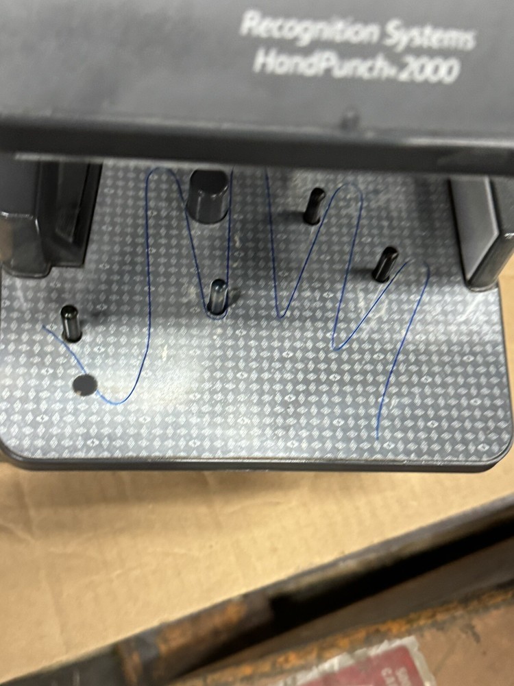 ingersoll rand recognition systems handpunch 2000 Time Clock