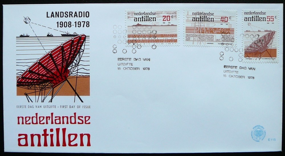 Netherlands Antilles FDC - National Telecommunications Service_1978.