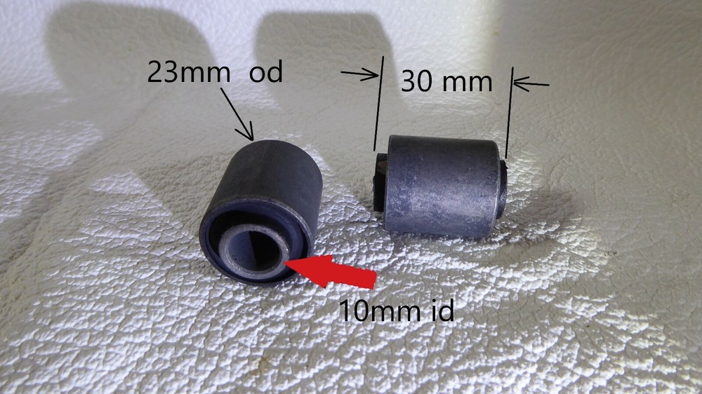 HPG/KYB Shock Bushing, snowmobile, 12001-32927