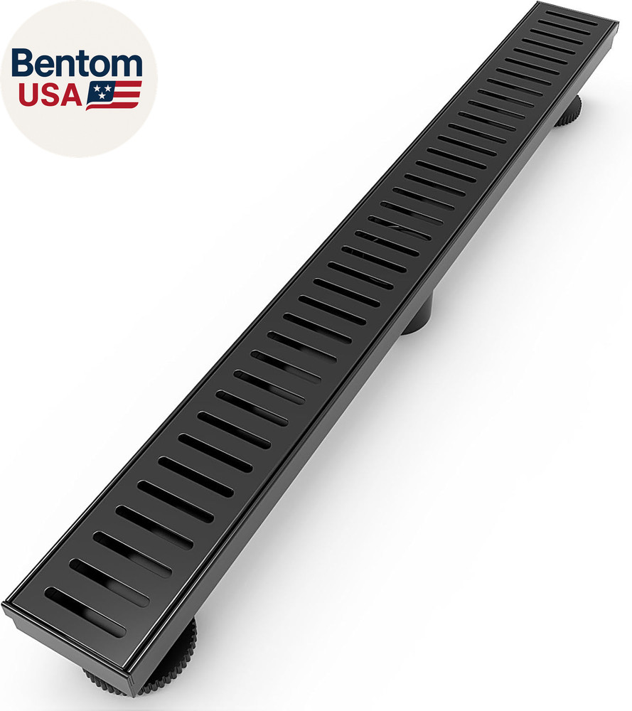 48 Inch Linear Shower Drain Rectangular Floor Drain with Accessories Capsule Pat