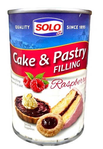 Solo Gluten-Free Cake & Pastry Paste Filling Raspberry