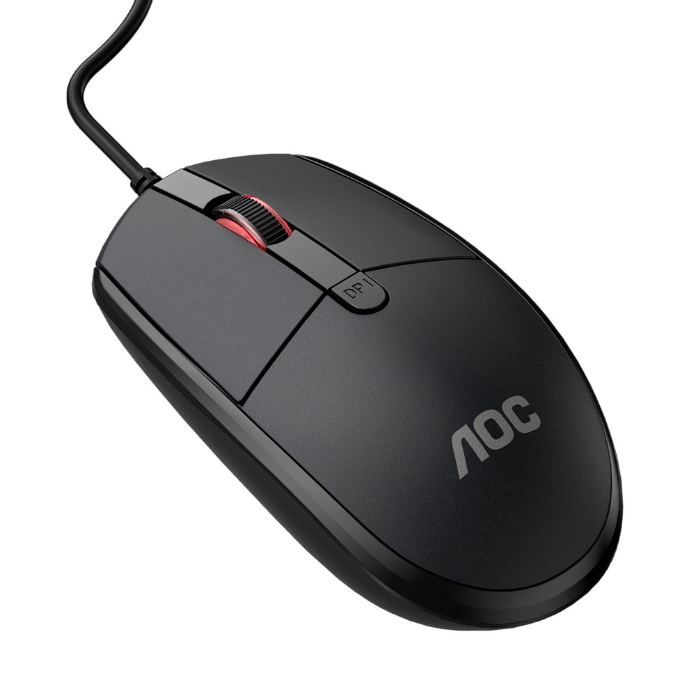 AOC MS130 Office Wired Optical Scroll Wheel Mouse for PC Laptop Notebook Desktop