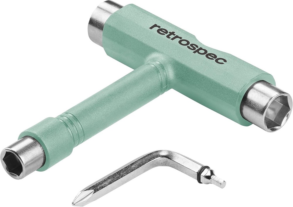 Retrospec Upkeep All-in-One Multi-Function Portable Skate Tool 2-in-1 , Matcha