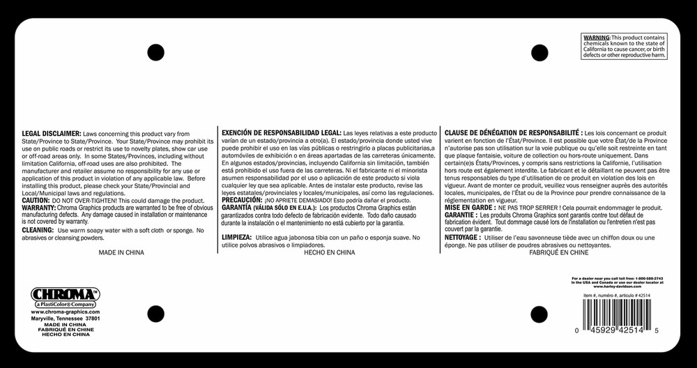 Chroma Graphics Batman Logo Plastic Plate Frame