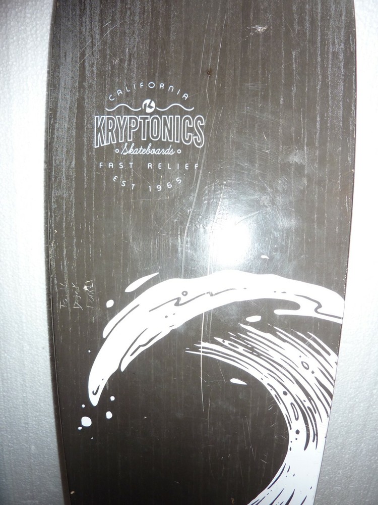 Kryptonics Longboard Skateboard Deck Tidal Wave Bottom 165848