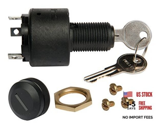 International MP41030 Ignition Switch - Off-Run-Start, white, medium