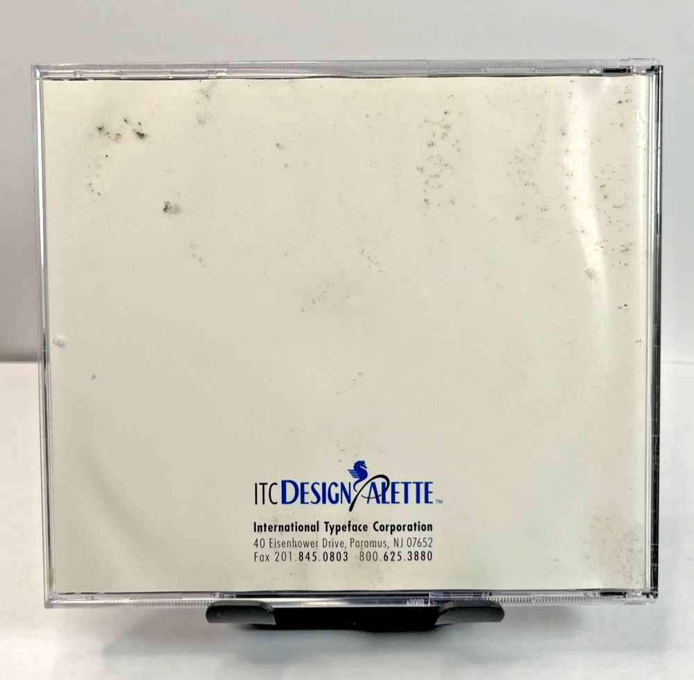 ITC Design Palette B3 Version 1 (1995) Typeface CD-ROM – Clean Disc