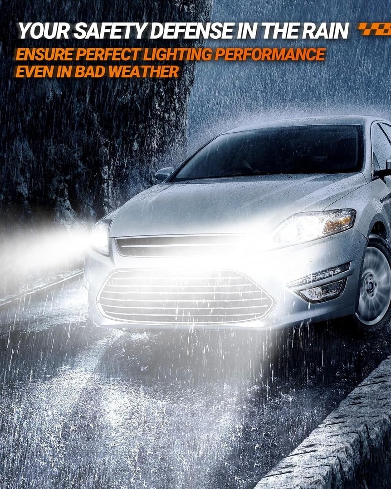 SEALIGHT H11/H8/H9 Fog Bulb, X4I 70,000LM Super Bright H11 Light Powersport, ...