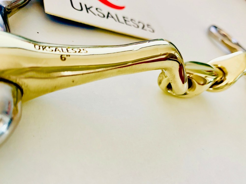 Hanging Cheek Snaffle Bit Verbindend Angled (UKSALES25®) *SAME DAY DISPATCH*