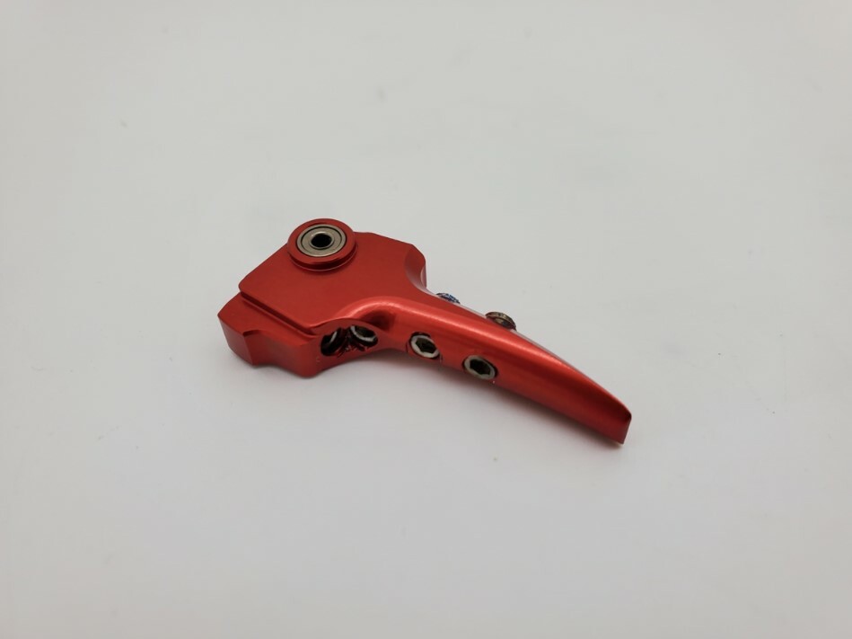 Inception Designs Eclipse M170R Upgrade Fang Trigger w/ Roller Bearing Red