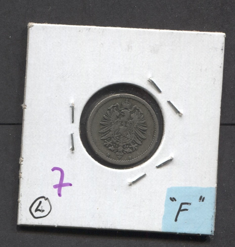 1875-Germany-1 Pfenning-EF