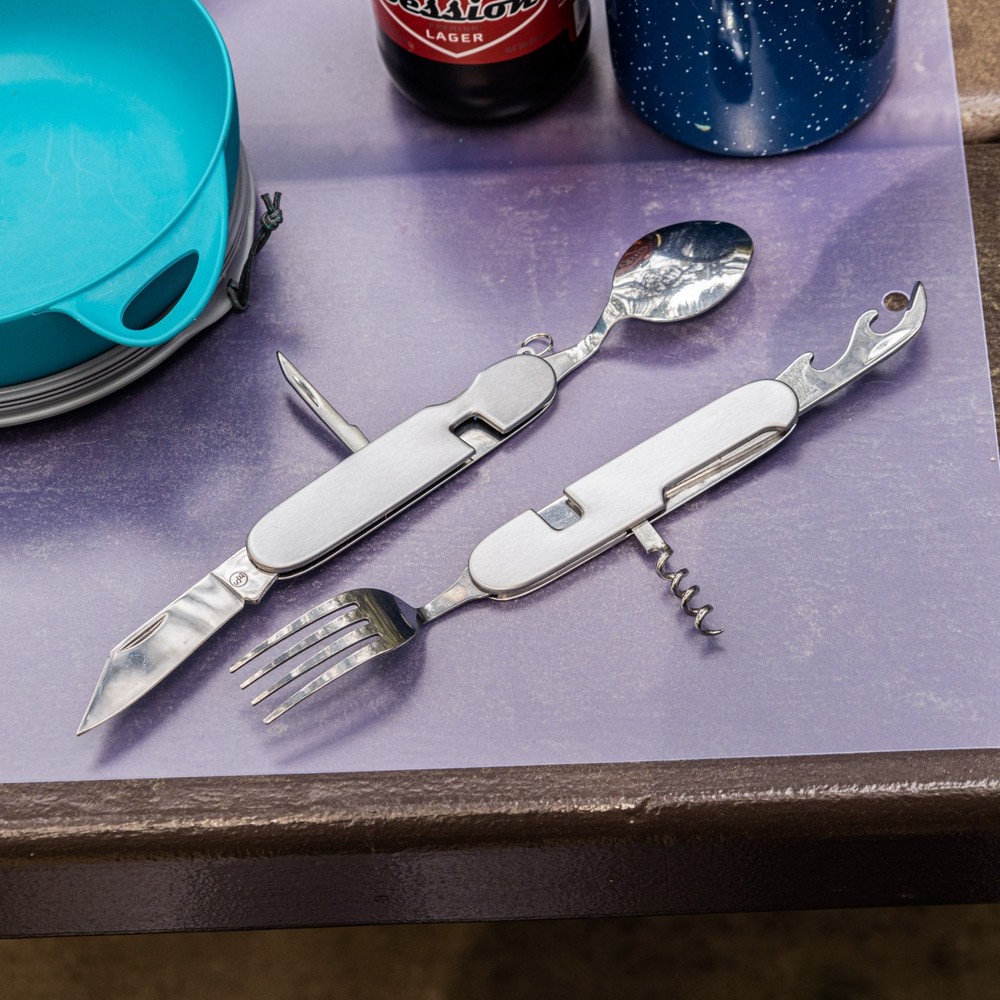 7 Function Deluxe Heavy Duty Camping Utensil Multi Tool
